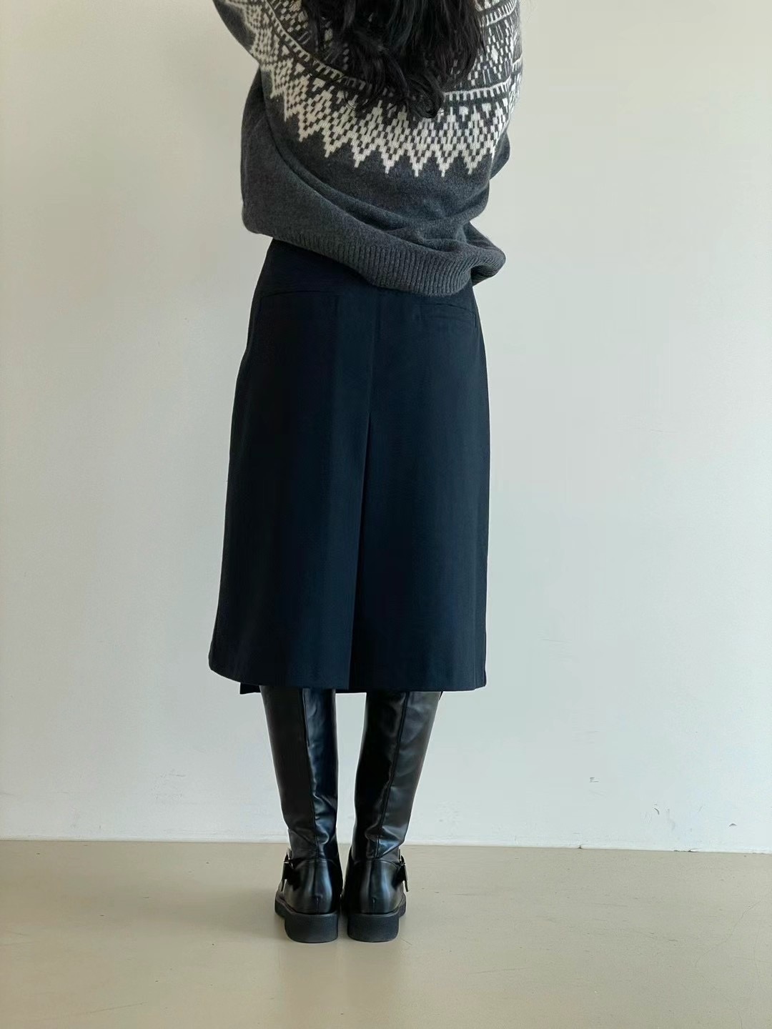 AMYGRACE韓國直郵東大門實拍女裝新品人氣職業半身裙中短裙AMYGRACE半身裙/中短裙
