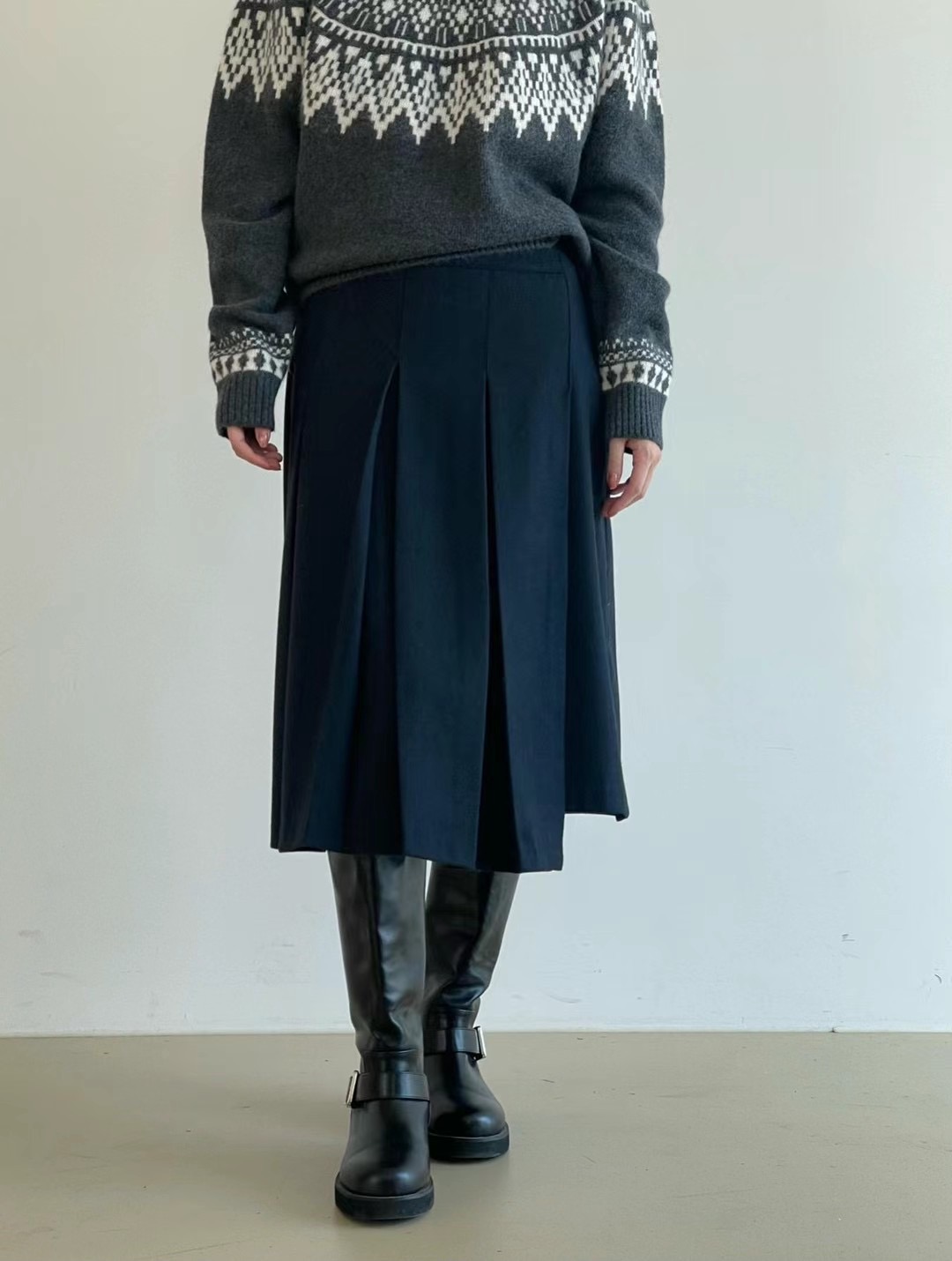 AMYGRACE韓國直郵東大門實拍女裝新品人氣職業半身裙中短裙AMYGRACE半身裙/中短裙圖色2