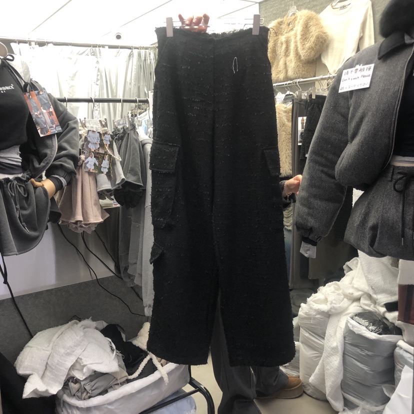 EXIT直郵韓國代購女裝新款人氣職業休閑真品推薦休閑褲花呢EXIT休閑褲圖色2