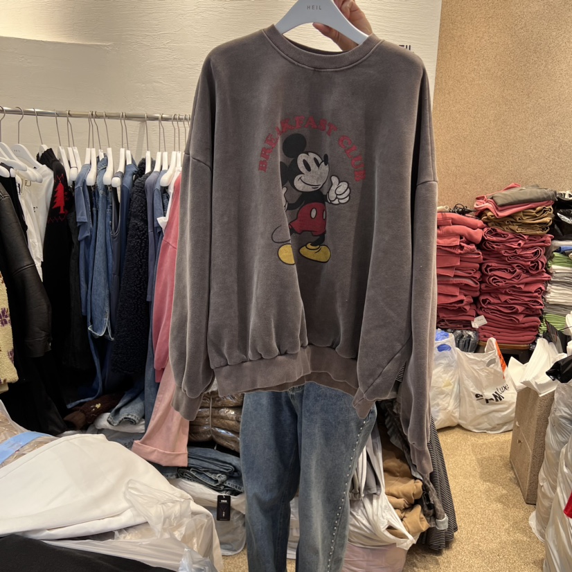 HEIL韓國直郵女士新品時尚休閑真品推薦人氣熱賣24秋夏衛衣加絨HEIL衛衣圖色2