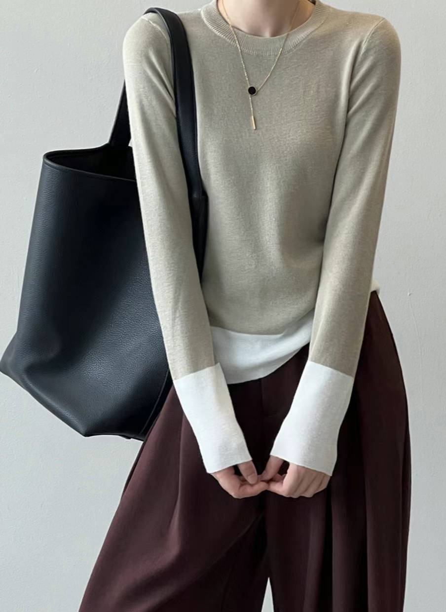 COMME TU VEUX-Q東大門直郵女裝新品24秋夏熱賣針織衫COMME TU VEUX-Q針織衫圖色2