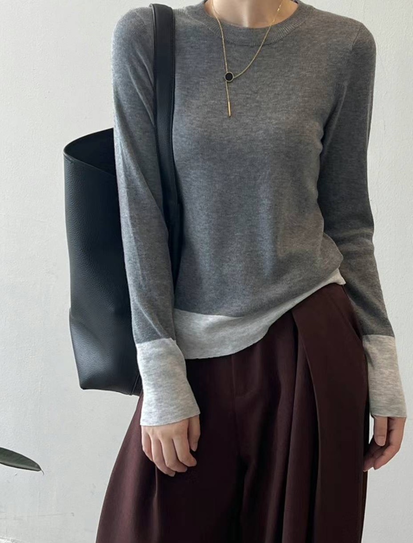 COMME TU VEUX-Q東大門直郵女裝新品24秋夏熱賣針織衫COMME TU VEUX-Q針織衫圖色3