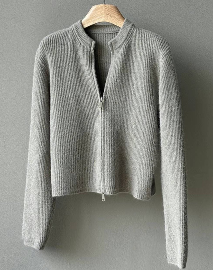 COMME TU VEUX-Q韓國直郵女士新品24秋夏毛衣拉鏈開衫COMME TU VEUX-Q毛衣圖色3