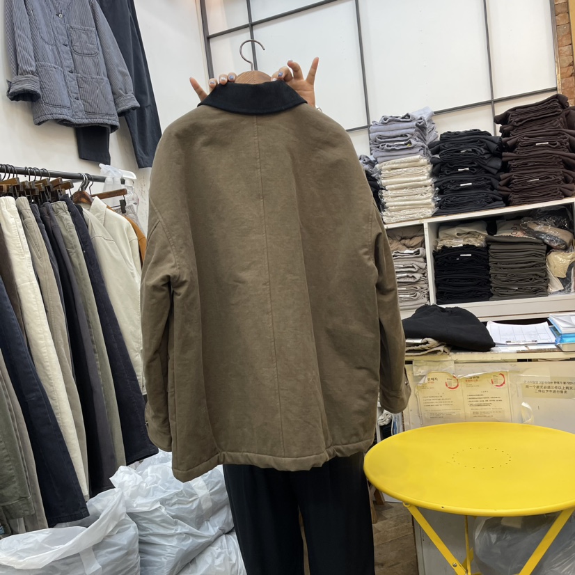 DELI JENNY東大門實拍女裝新品24秋夏真品人氣休閑長款棉服THERE長款棉服