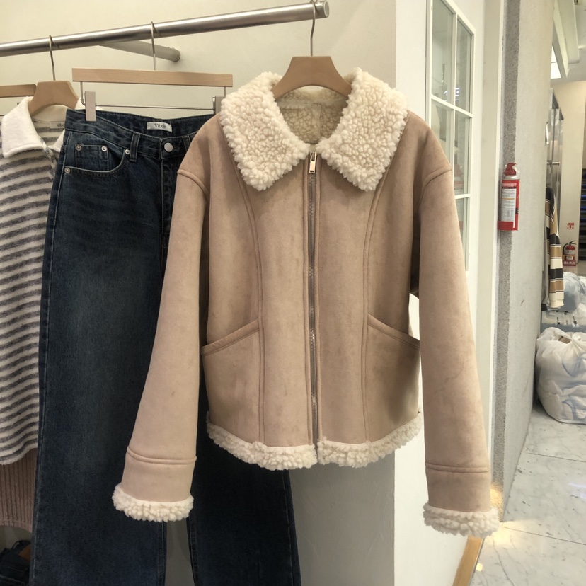 Vibelle東大門代購女裝新品職業人氣推薦熱賣24秋夏短款大衣VIBELLE短款大衣