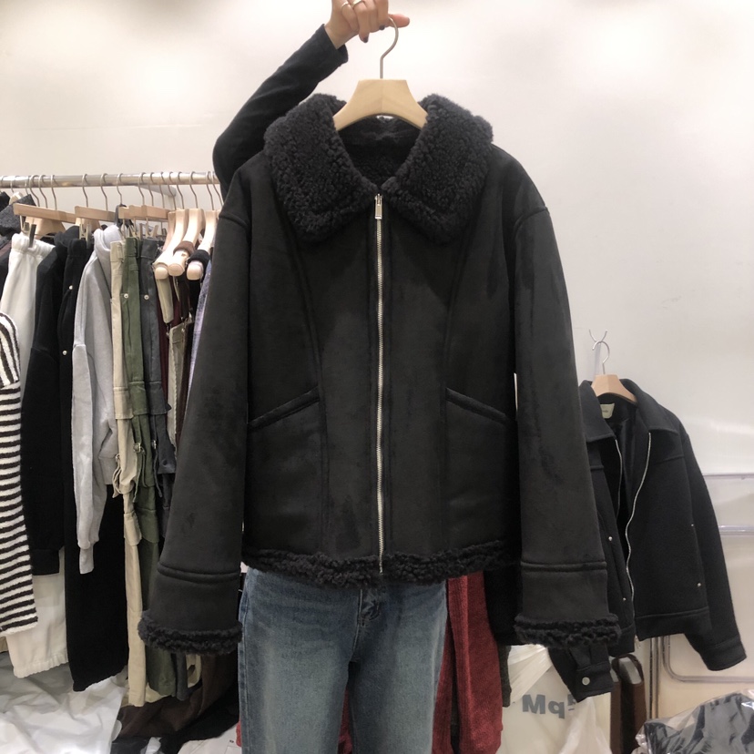 Vibelle東大門代購女裝新品職業人氣推薦熱賣24秋夏短款大衣VIBELLE短款大衣圖色2