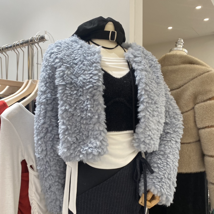 OUR MINUTE韓國代購女裝新款時尚人氣熱賣職業推薦真品夾克RUMBA夾克圖色1