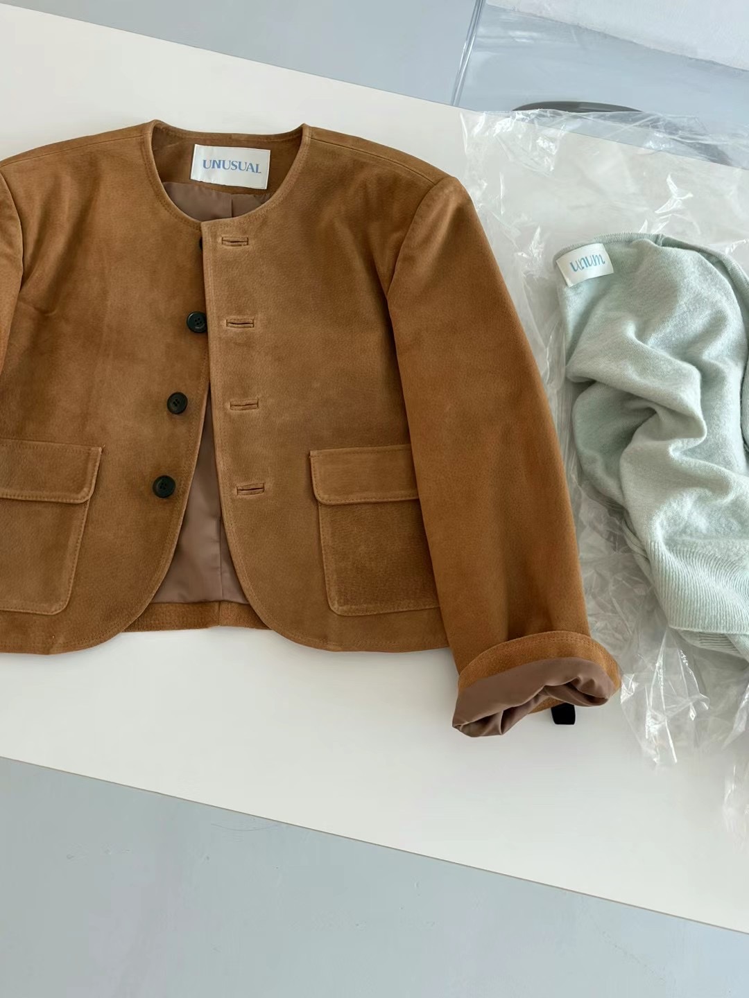 UNUSUALMARKET東大門直郵女士新品休閑真品職業人氣時尚夾克UNUM-UNUSUAL MARKET夾克