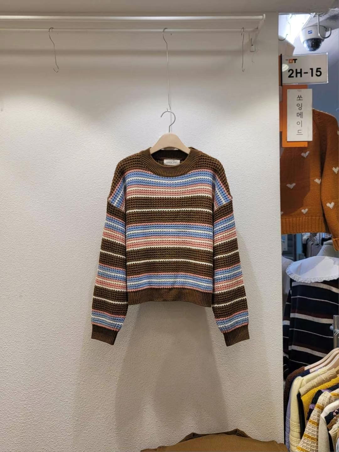 SEWING MADE韓國直郵女士新款24秋夏推薦熱賣人氣休閑毛衣SEWING MADE毛衣圖色2