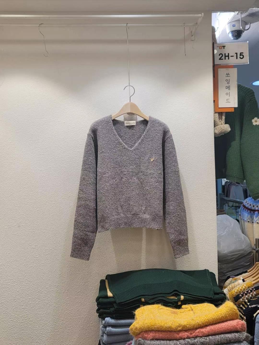 SEWING MADE東大門代購女裝新品時尚熱賣職業真品24秋夏針織衫SEWING MADE針織衫圖色2