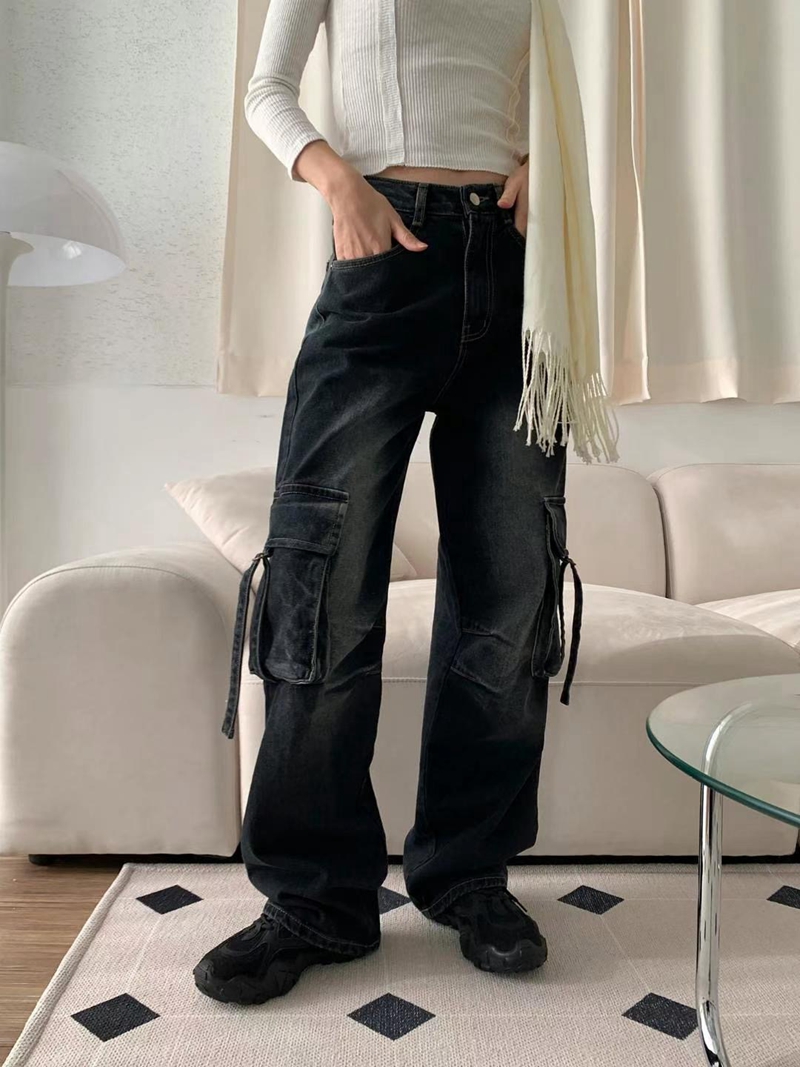 STYLE LAB東大門直郵女裝新款人氣熱賣真品休閑時尚牛仔褲STYLE LAB牛仔褲