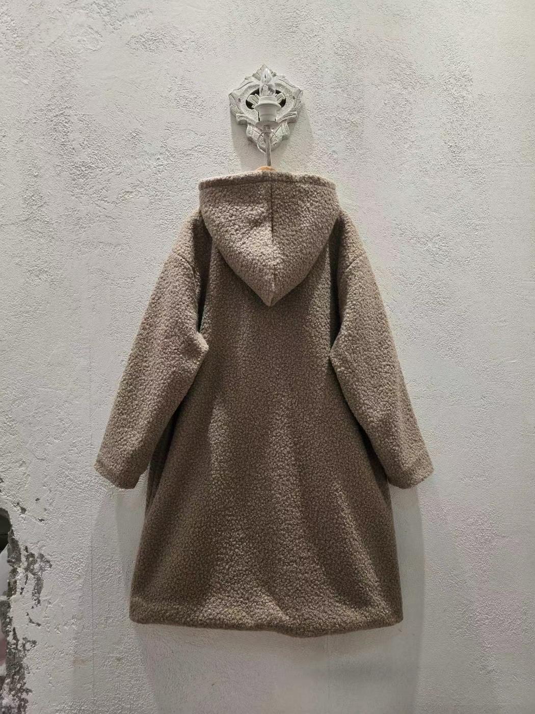 MASH MARIGOLD韓國直郵女裝新款推薦24秋夏中長款大衣連帽MASH MARIGOLD中長款大衣