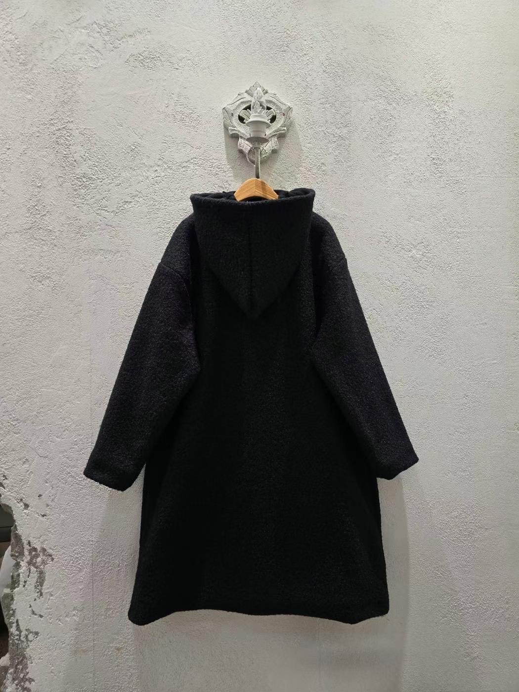MASH MARIGOLD韓國直郵女裝新款推薦24秋夏中長款大衣連帽MASH MARIGOLD中長款大衣