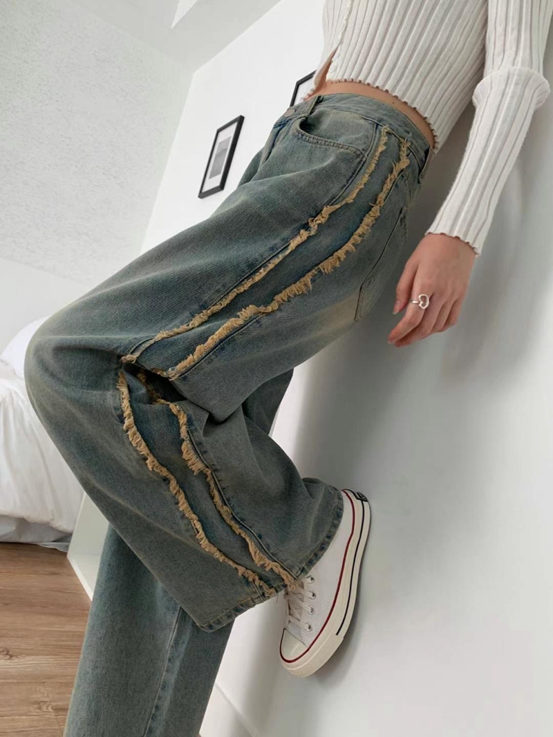 STYLE LAB韓國代購女裝新品休閑推薦24秋夏熱賣人氣牛仔褲STYLE LAB牛仔褲