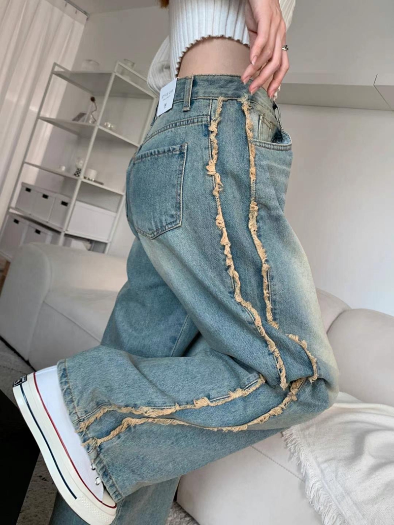 STYLE LAB韓國代購女裝新品休閑推薦24秋夏熱賣人氣牛仔褲STYLE LAB牛仔褲