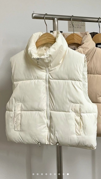 BUBBLE UNDER東大門代購女裝新品時尚人氣推薦24秋夏馬甲NOTICE馬甲
