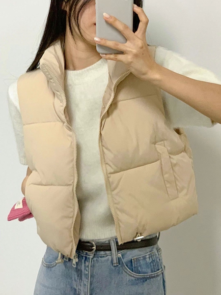 BUBBLE UNDER東大門代購女裝新品時尚人氣推薦24秋夏馬甲NOTICE馬甲圖色2