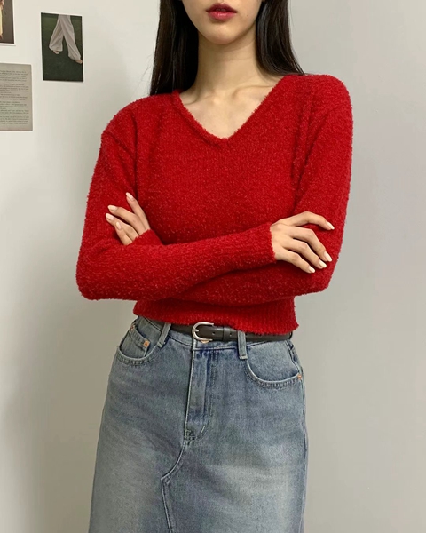 BUBBLE UNDER東大門實拍女裝新品時尚人氣真品熱賣職業針織衫NOTICE針織衫