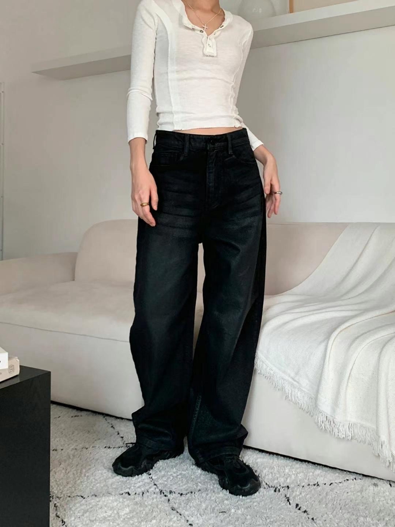 STYLE LAB韓國代購女士新品人氣24秋夏推薦職業熱賣牛仔褲STYLE LAB牛仔褲