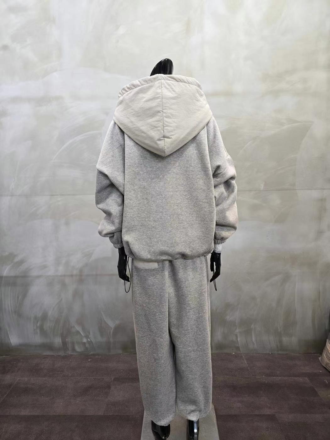 MASH MARIGOLD韓國直郵女士新品真品熱賣時尚套裝加絨連帽MASH MARIGOLD套裝