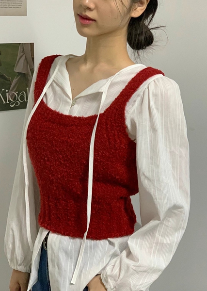 BUBBLE UNDER東大門直郵女士新品休閑職業真品時尚吊帶背心NOTICE吊帶/背心