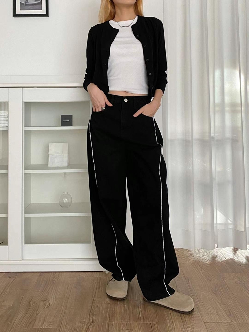 STYLE LAB韓國直郵女裝新品職業休閑人氣熱賣真品推薦牛仔褲STYLE LAB牛仔褲