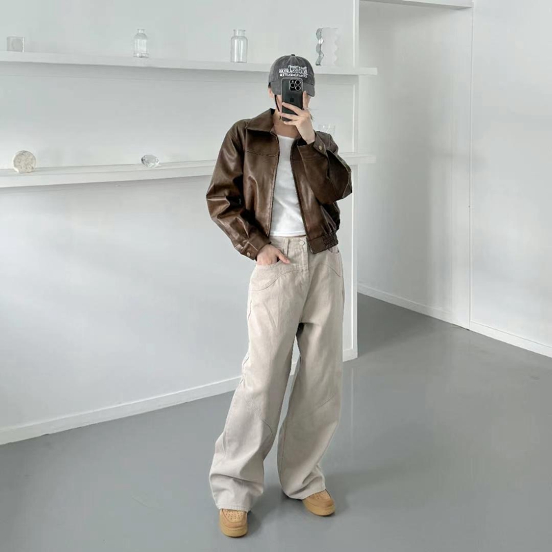 STYLE LAB東大門代購女裝新款休閑時尚24秋夏熱賣牛仔褲STYLE LAB牛仔褲