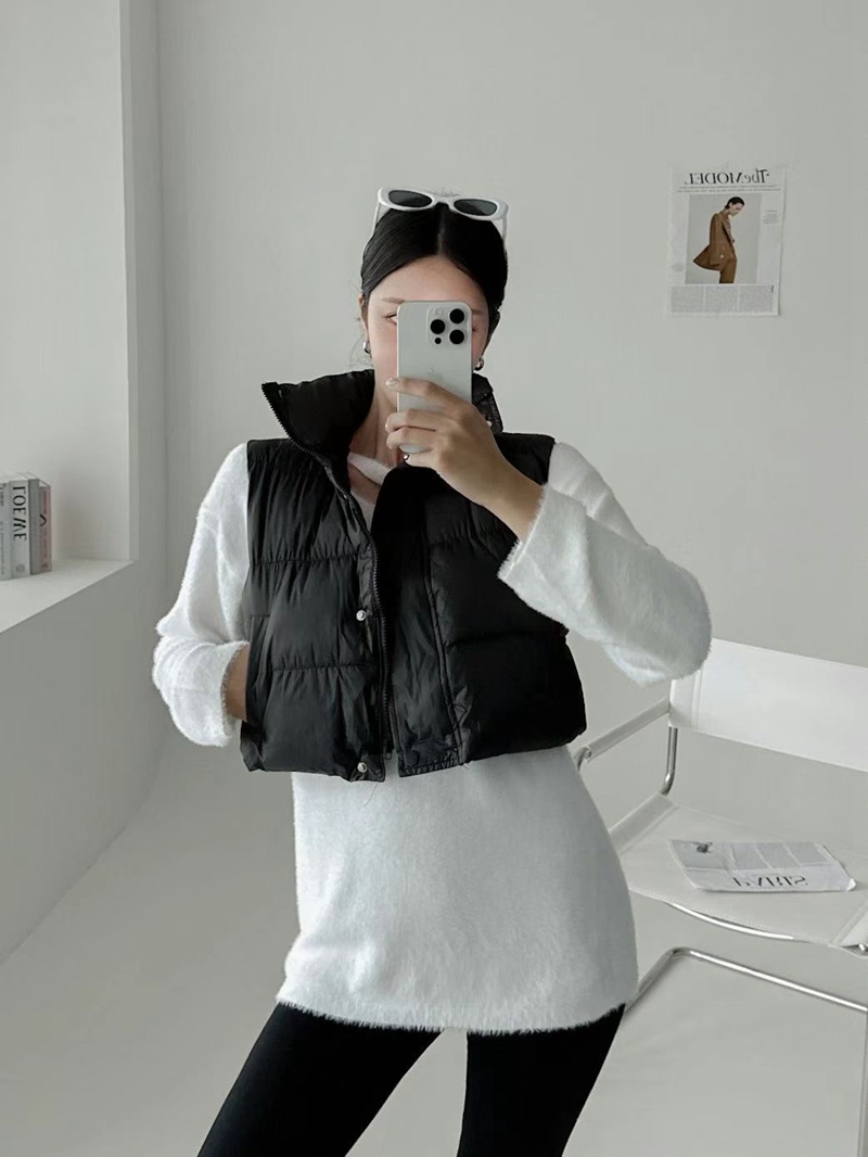 LAURENT東大門實拍女士新款休閑推薦人氣熱賣職業真品馬甲短款LAURENT馬甲圖色3
