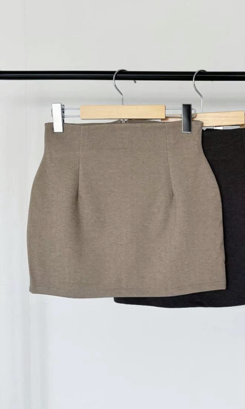 LAURENT直郵韓國代購女裝新款人氣熱賣推薦休閑時尚短裙人字形LAURENT短裙圖色1