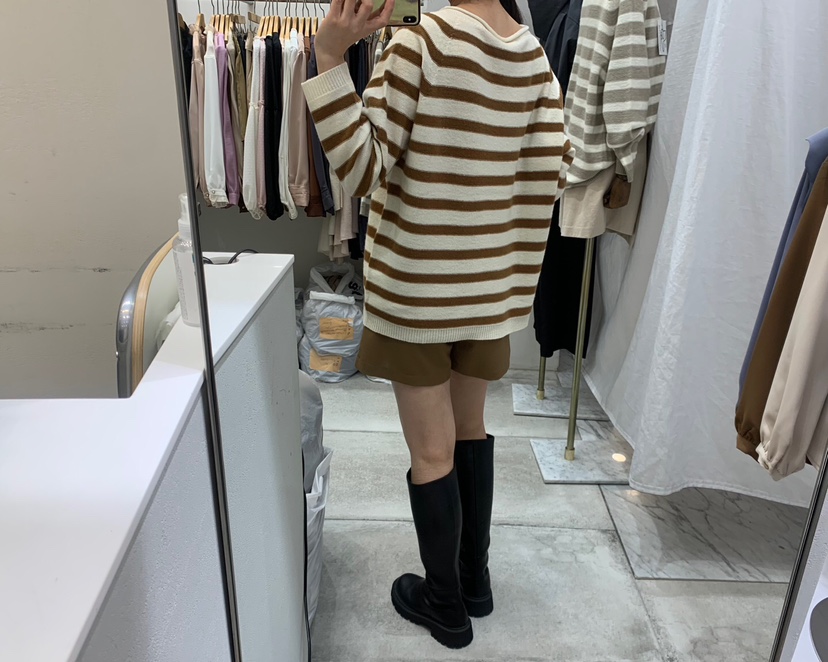 G.I-L直郵韓國代購女裝新品24秋冬真品休閑時尚熱賣針織衫G.I-L針織衫