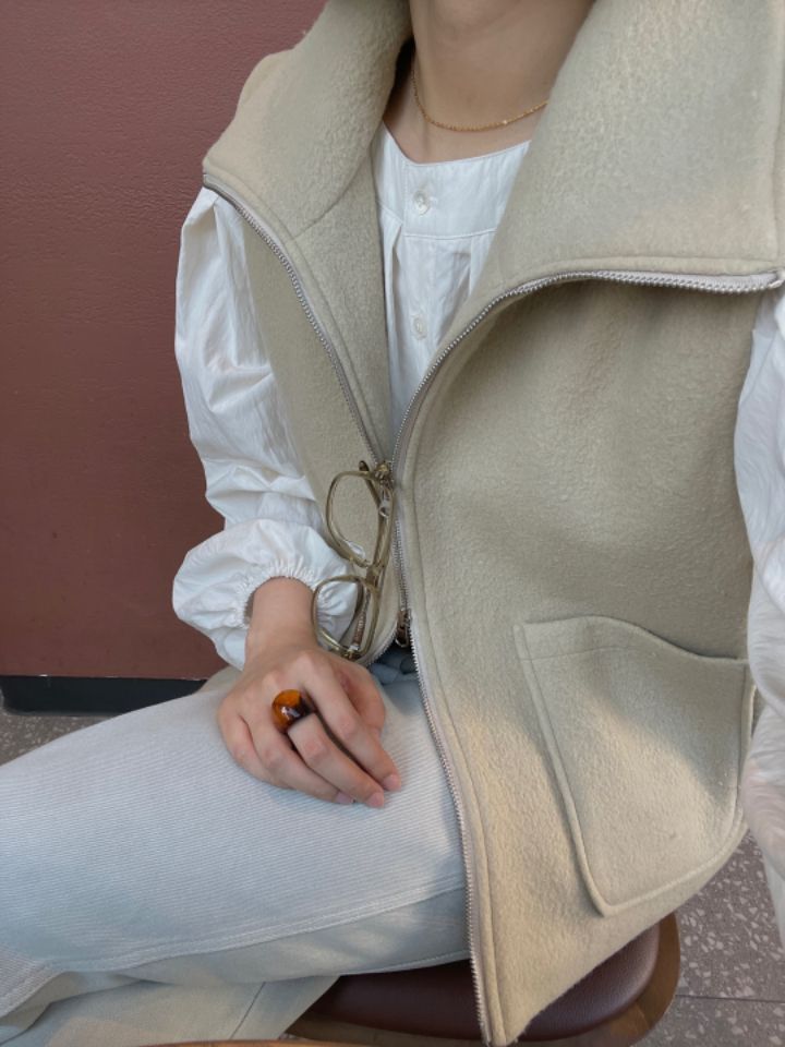 CALLIT韓國直郵東大門實拍女裝新品休閑熱賣人氣24秋冬馬甲CALLIT馬甲