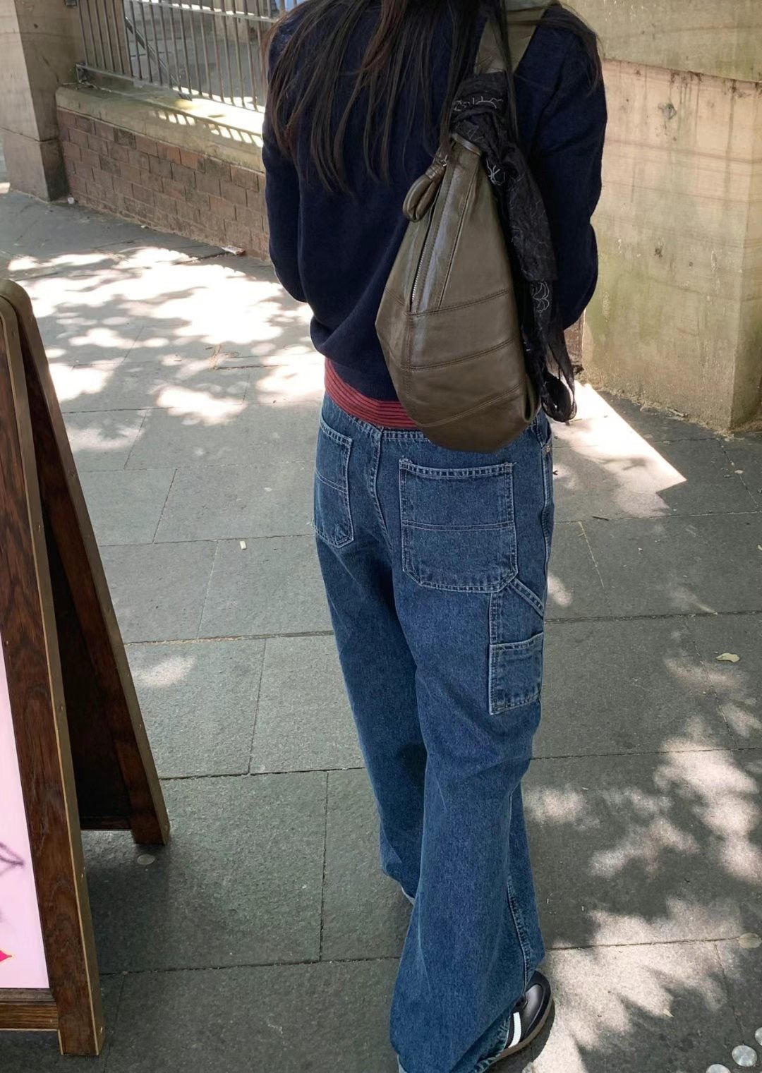 PI2直郵韓國代購女裝新品人氣真品推薦時尚24秋冬牛仔褲Pi2牛仔褲