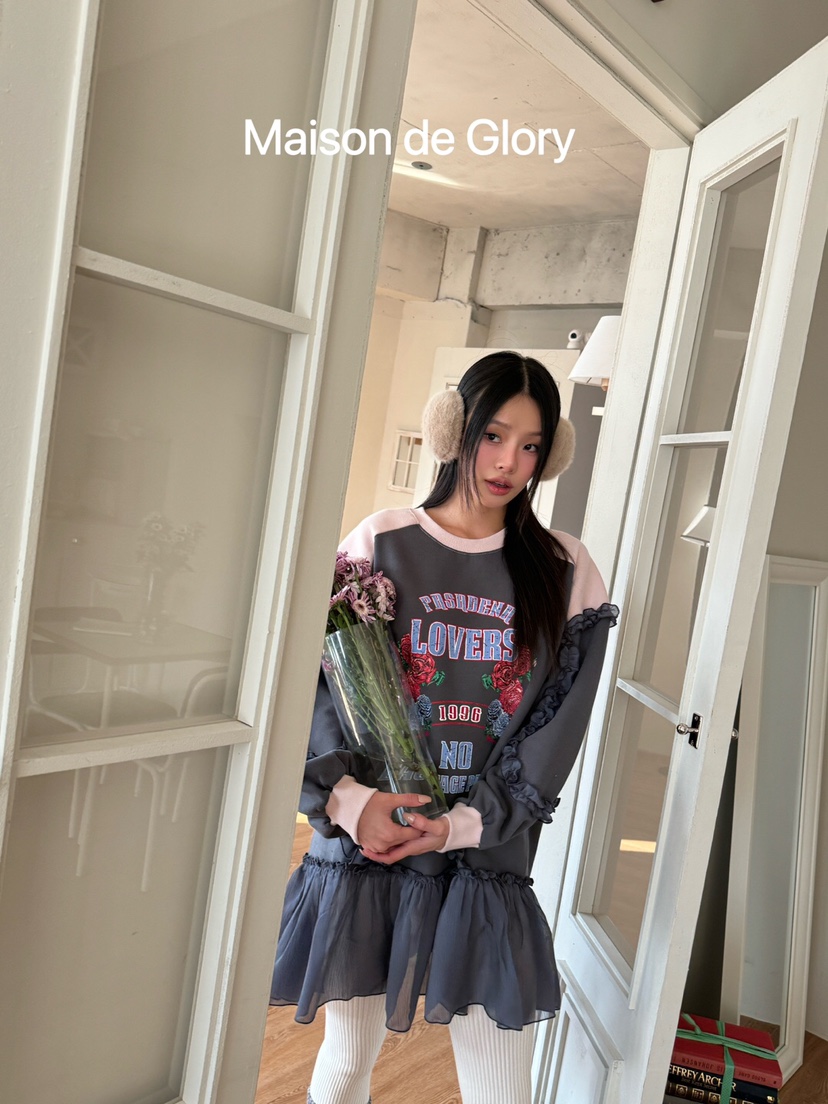 MAISON DE GLORY韓國直郵女裝新品時尚真品休閑人氣連衣裙MAISON DE GLORY連衣裙