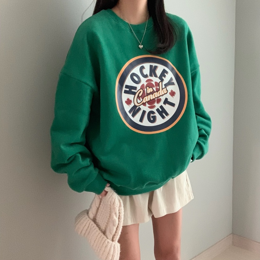 FROMJINI韓國直郵東大門實拍女裝新品職業休閑熱賣人氣衛衣FROMJINI衛衣