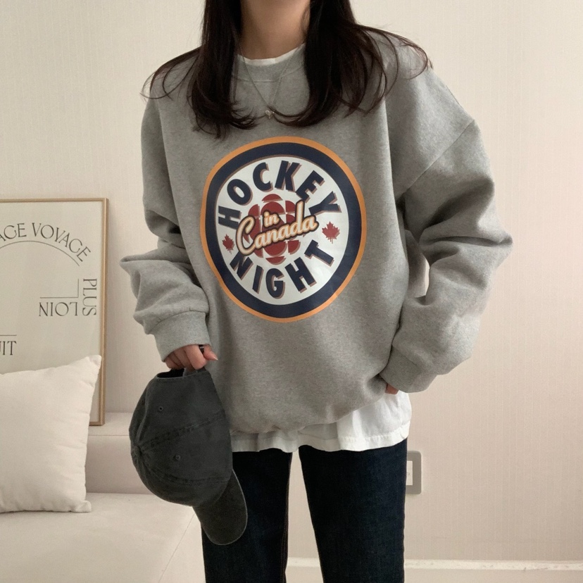 FROMJINI韓國直郵東大門實拍女裝新品職業休閑熱賣人氣衛衣FROMJINI衛衣