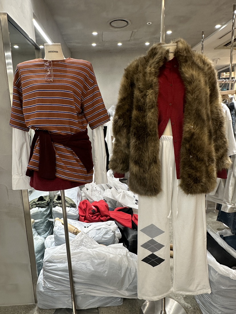 INSSENSE-A直郵韓國代購女裝新款真品職業24秋冬長袖T恤INSSENSE-A長袖T恤