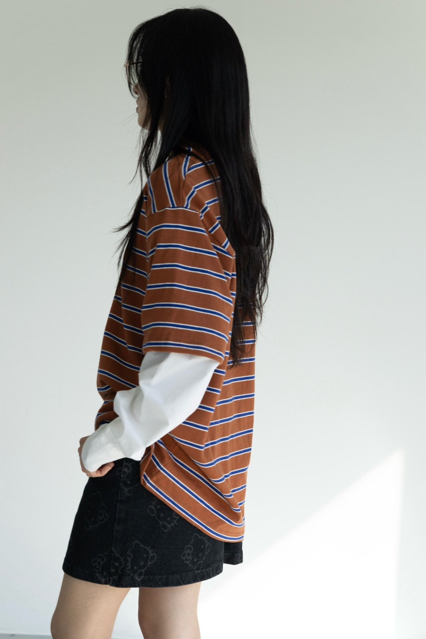 INSSENSE-A直郵韓國代購女裝新款真品職業24秋冬長袖T恤INSSENSE-A長袖T恤