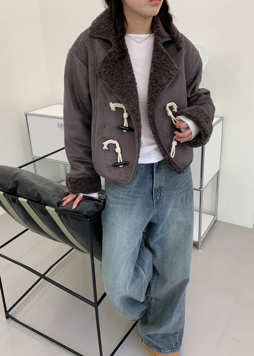 ZITTEN韓國直郵東大門代購女裝新款職業真品24秋冬短款大衣ZITTEN短款大衣