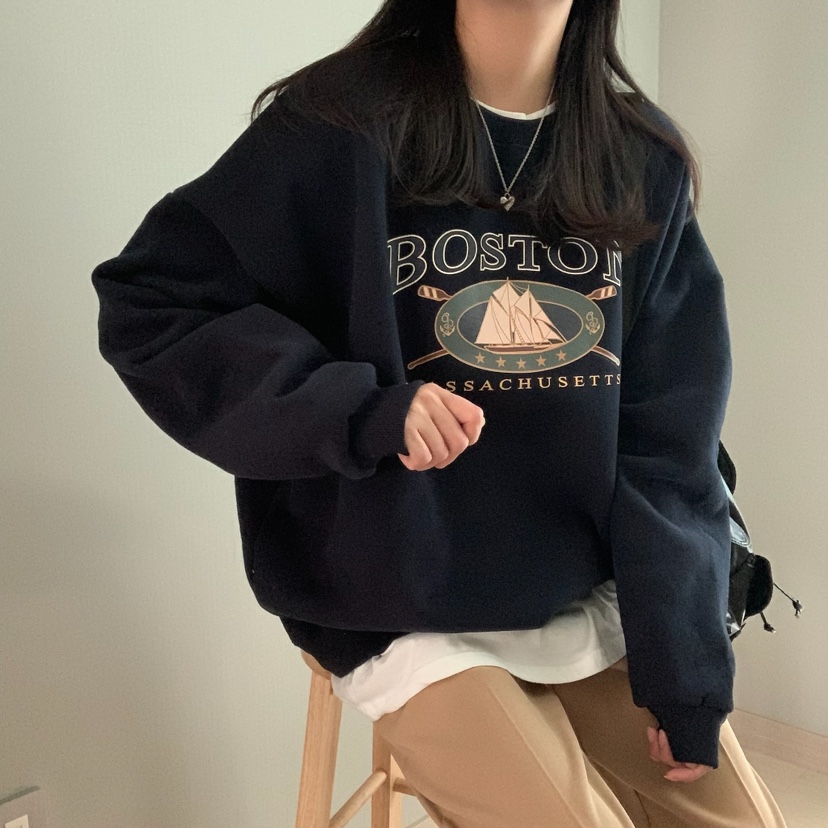 FROMJINI韓國直郵女裝新款推薦熱賣職業真品人氣24秋冬衛衣拉絨FROMJINI衛衣
