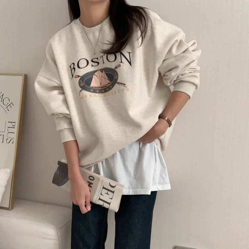 FROMJINI韓國直郵女裝新款推薦熱賣職業真品人氣24秋冬衛衣拉絨FROMJINI衛衣