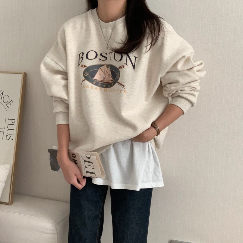 FROMJINI韓國直郵女裝新款推薦熱賣職業真品人氣24秋冬衛衣拉絨FROMJINI衛衣