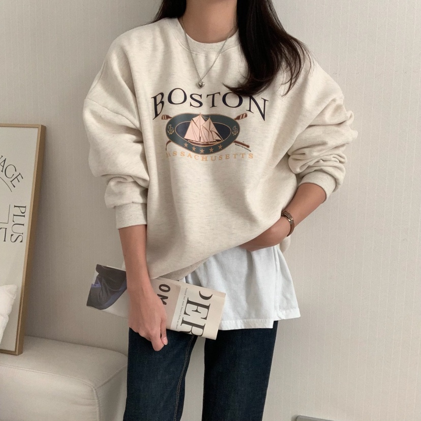 FROMJINI韓國直郵女裝新款推薦熱賣職業真品人氣24秋冬衛衣拉絨FROMJINI衛衣