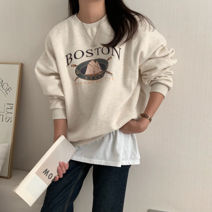 FROMJINI韓國直郵女裝新款推薦熱賣職業真品人氣24秋冬衛衣拉絨FROMJINI衛衣