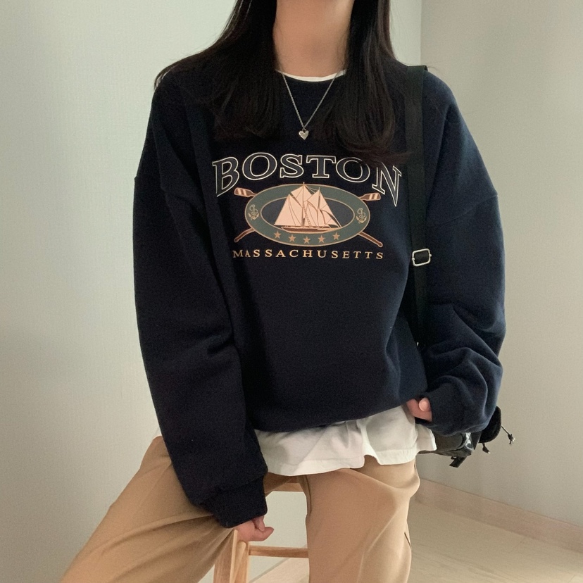 FROMJINI韓國直郵女裝新款推薦熱賣職業真品人氣24秋冬衛衣拉絨FROMJINI衛衣