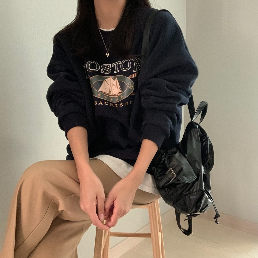 FROMJINI韓國直郵女裝新款推薦熱賣職業真品人氣24秋冬衛衣拉絨FROMJINI衛衣