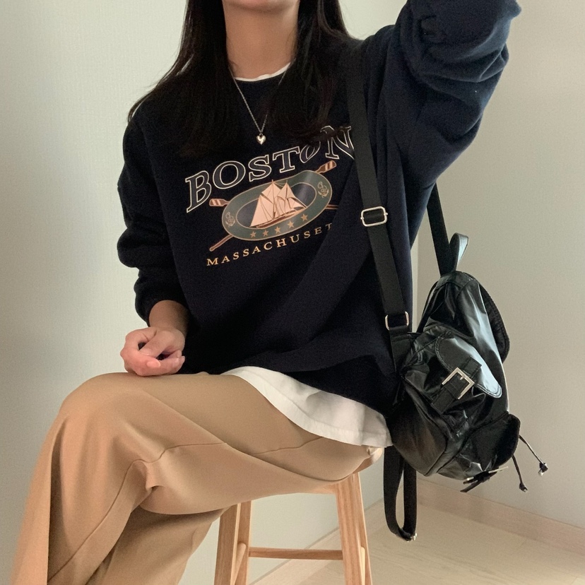 FROMJINI韓國直郵女裝新款推薦熱賣職業真品人氣24秋冬衛衣拉絨FROMJINI衛衣