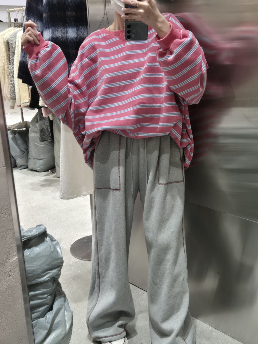DANI直郵韓國代購女裝新品人氣職業休閑真品熱賣時尚衛衣拉絲SANTAL衛衣