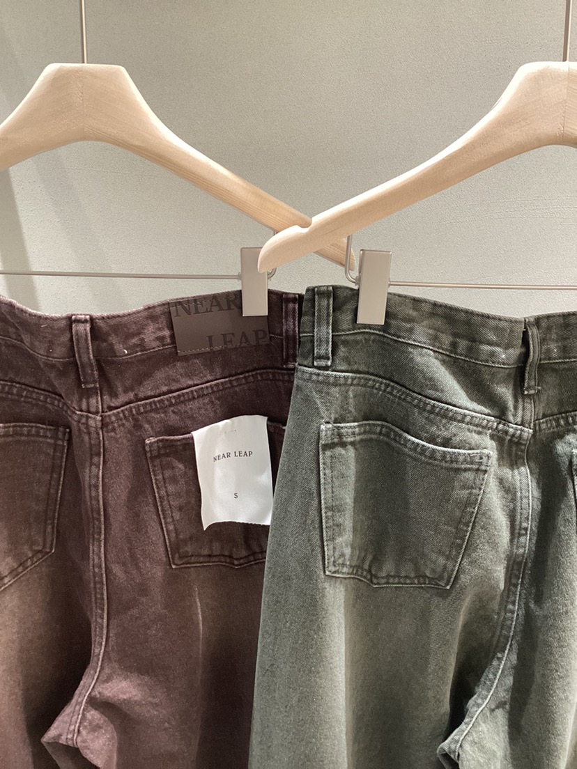 NEAR LEAP韓國直郵東大門實拍女裝新品熱賣24秋冬牛仔褲NEAR LEAP牛仔褲