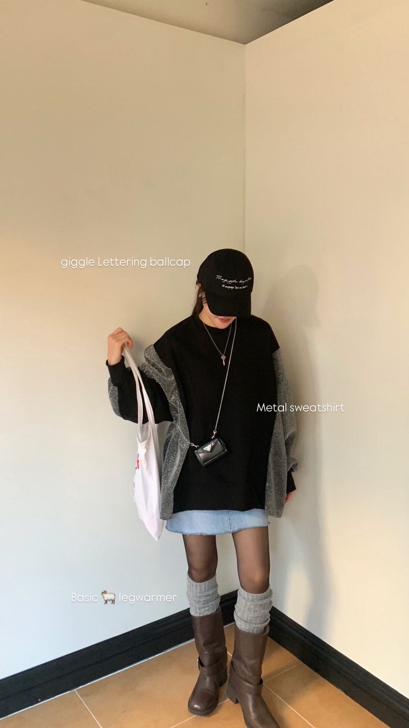 giggle韓國直郵東大門實拍女裝新品職業時尚推薦熱賣休閑衛衣COMP-(COME OPEN)衛衣