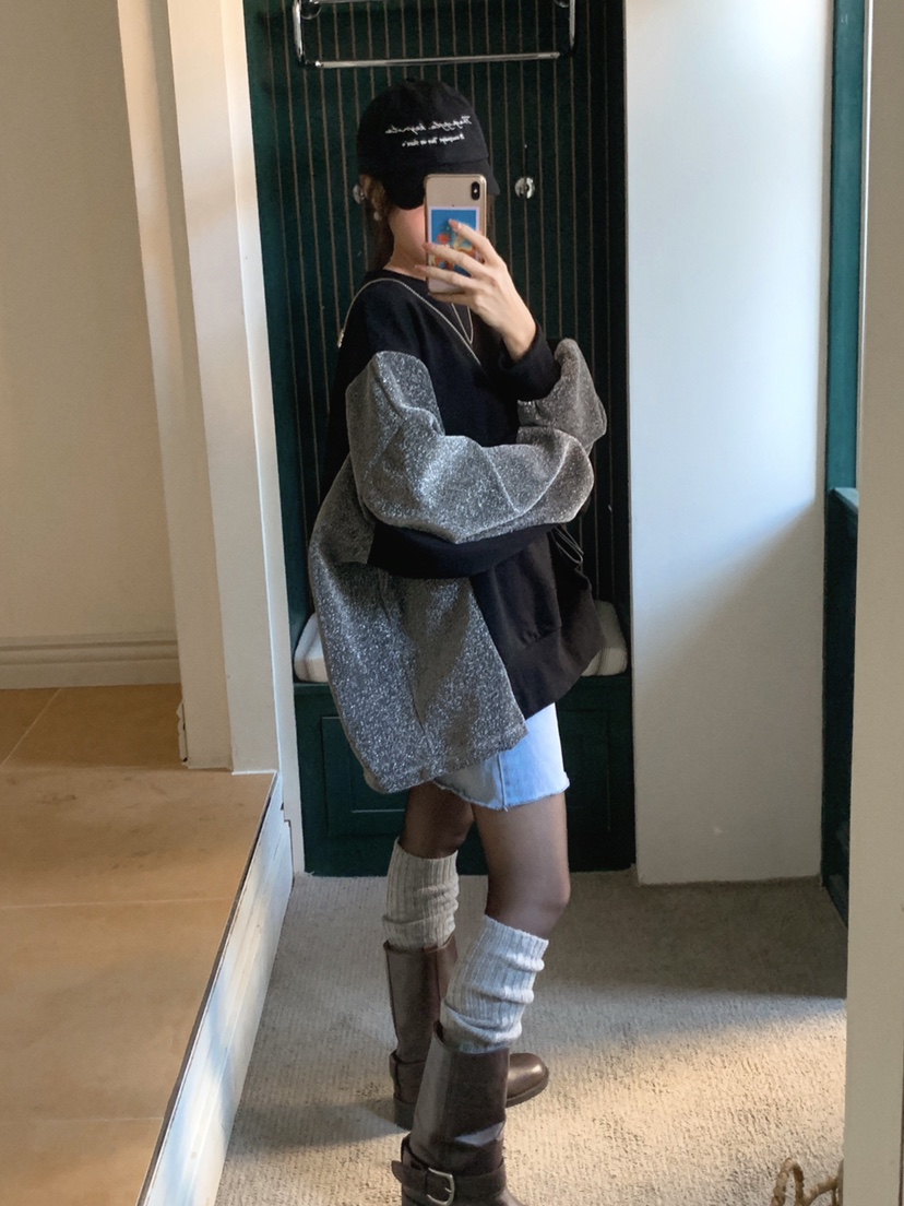 giggle韓國直郵東大門實拍女裝新品職業時尚推薦熱賣休閑衛衣COMP-(COME OPEN)衛衣